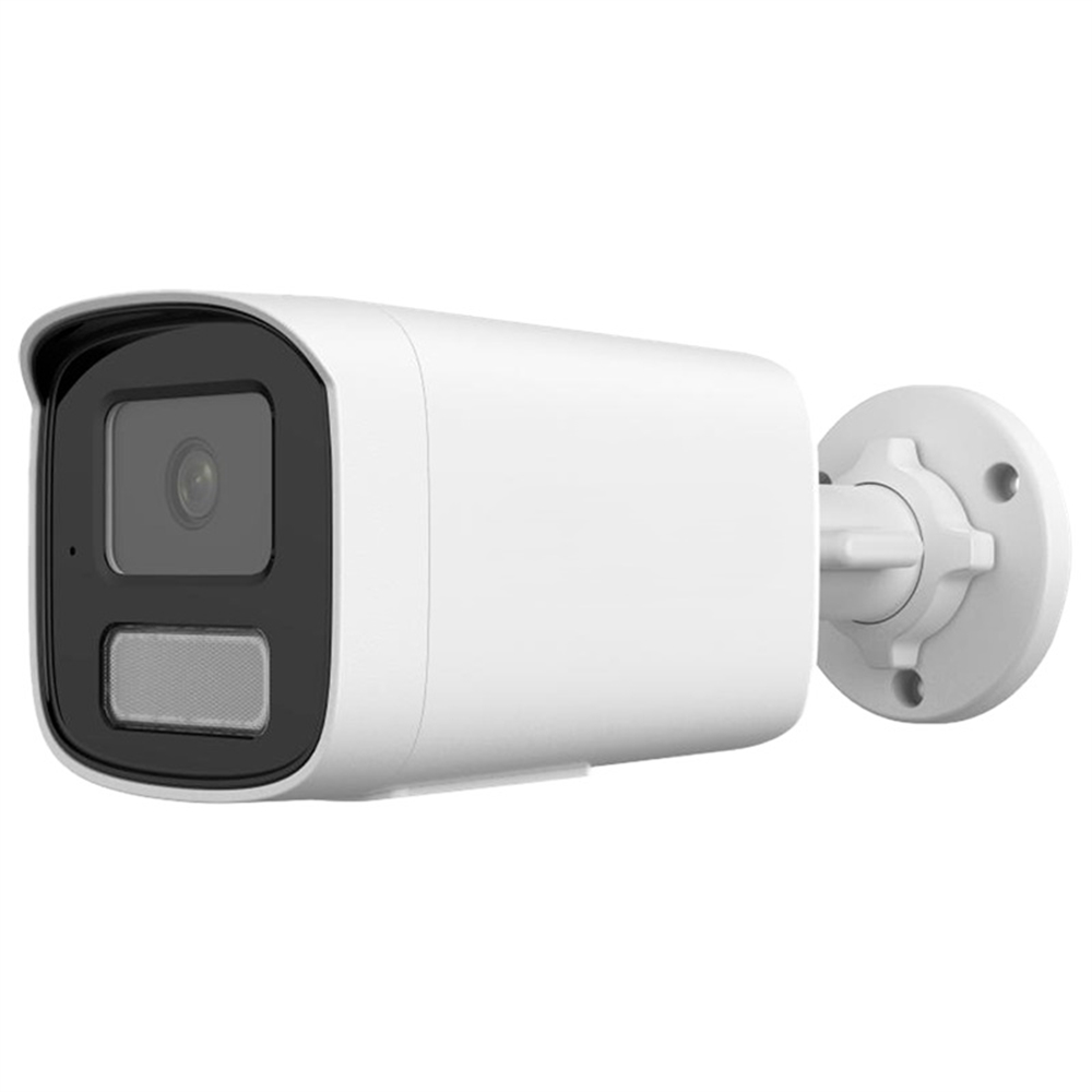 CAMERA IP BULLET 4MP OPTICA FIXA 4MM SMART HYBRID LIGHT 50M MIC POE COLORVU ACUSEARCH WDR 120DB IP67